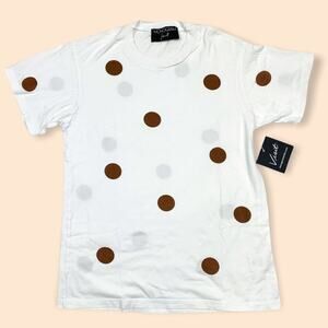 Monogram polka dot tee